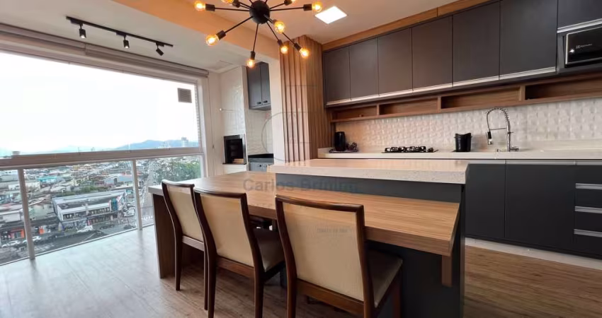 Apartamento Suíte + 1 Dormitório com sacada integrada