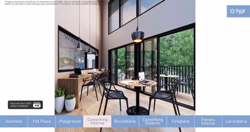 Apartamento com 1 dormitório à venda, 41 m² por r$ 385.900,00 - santa felicidade - curitiba/pr