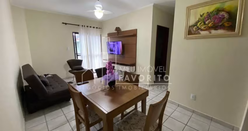 Apartamento mobiliado a venda na praia grande, 71m , 2 dorm - edifício península