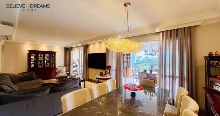 Apartamento com 4 dormitórios à venda, 205 m² por r$ 3.190.000,00 - brooklin - são paulo/sp