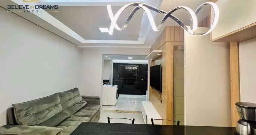 Studio 38m² condomínio cidade maia (alameda) com 1 dormitório à venda, por r$ 485.000 - jardim flor da montanha - guarulhos/sp.