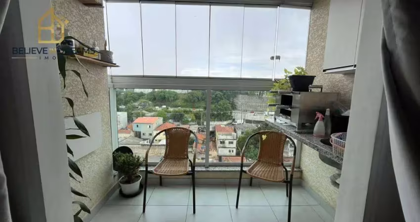Apartamento 50m² com 2 dormitórios à venda, condomínio residencial lyon por r$ 449.900 - ponte grande, guarulhos/sp.