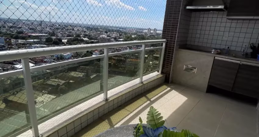 Dom pedro. cond. ocean park. alugo apto 100% mobiliado com 3 quartos sendo 1 suite, andar alto.