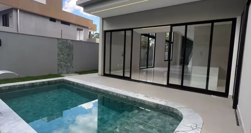 Cond. alphaville 4 | 405m2 | 3 suítes | climatizado | piscina | energia solar e gerador