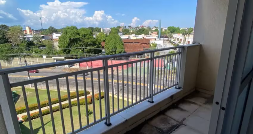 Cond. brisas do parque - próx a nilton lins  andar alto com varanda 2 quartos s/ 1 suíte