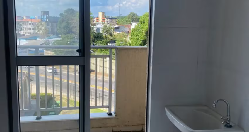 Cond. brisas do parque - próx a nilton lins  andar alto com varanda 2 quartos s/ 1 suíte