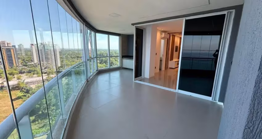 Condominio vision, a melhor vista do rio negro 157m2, 3 suítes, mobiliado, todo climatizado, andar b