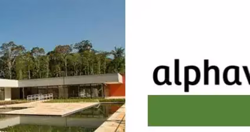 Cond. alphaville 4 . casa com pe direito duplo, 322m2, 4 suites, sala para 2 ambientes e 4 vagas.