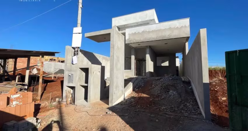 Casa em fase de construção no bairro fraron loteamento dom luiz - pato branco pr