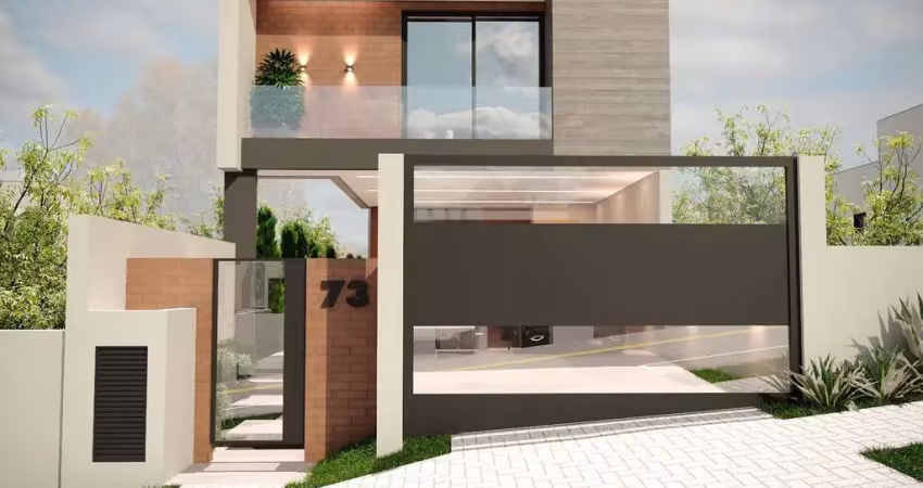 Casa em construção a venda no bairro parque do som - 03 suites