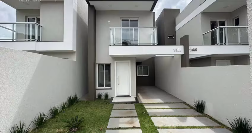 Casa nova a venda no bairro pinheirinho - 01 suite e 02 quartos