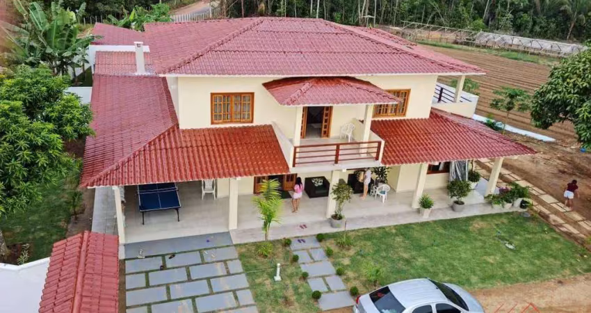 Chácara com 4 suítes à venda, 140000 m² por r$ 2.800.000 - zona rural - iranduba/am
