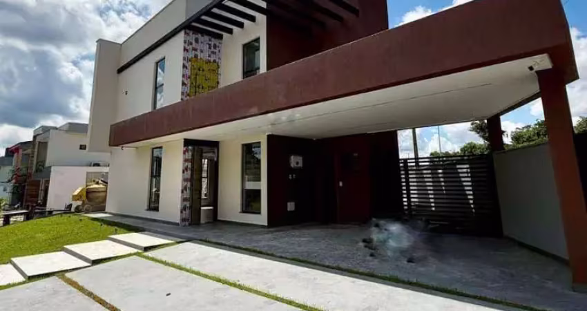 Linda casa com 3 suítes à venda no cond. vivenda das marinas, 300 m² por r$ 2.100.000 - ponta negra - manaus/am