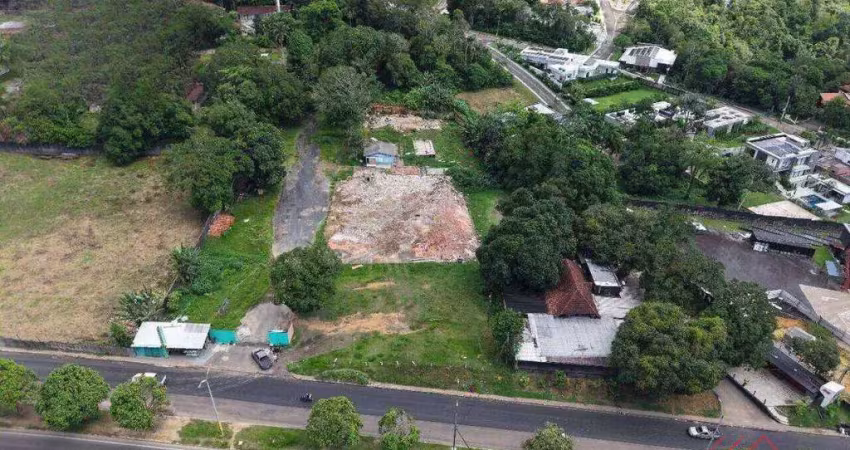 Terreno para alugar, 7000 m² por r$ 70.000,00/mês - ponta negra - manaus/am