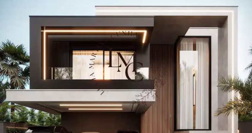 Casa à Venda no Tamboré 10 - 489 m² (área construída), 4 suítes, piscina, 3 vagas de carro