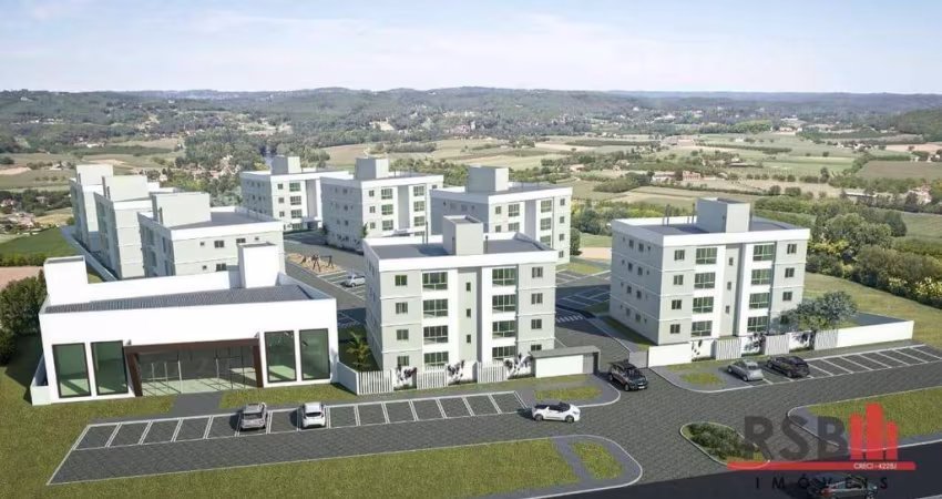 Apartamento com 2 dormitórios à venda, 49 m² por R$ 237.000 - Ilha Bela - Passo de Torres/SC