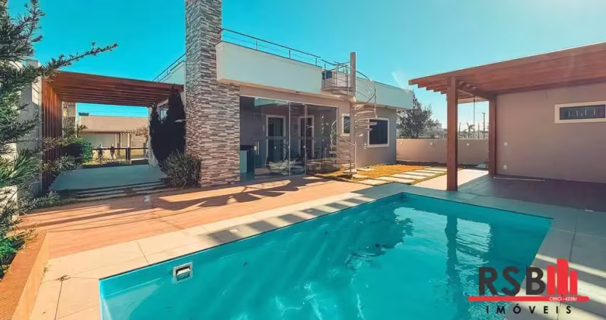 Casa com 3 dormitórios à venda, 169 m² por r$ 1.100.000,00 - bellatorres - passo de torres/sc