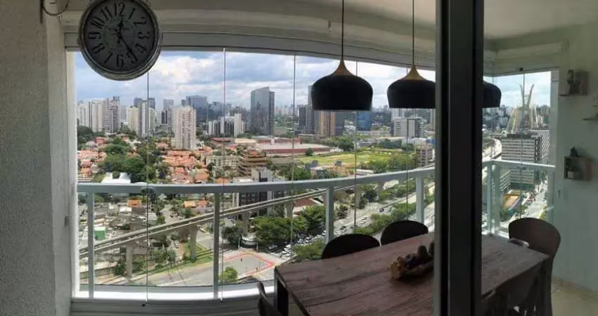 Apartamento para venda em são paulo, brooklin paulista, 1 dormitório, 1 suíte, 1 banheiro, 1 vaga