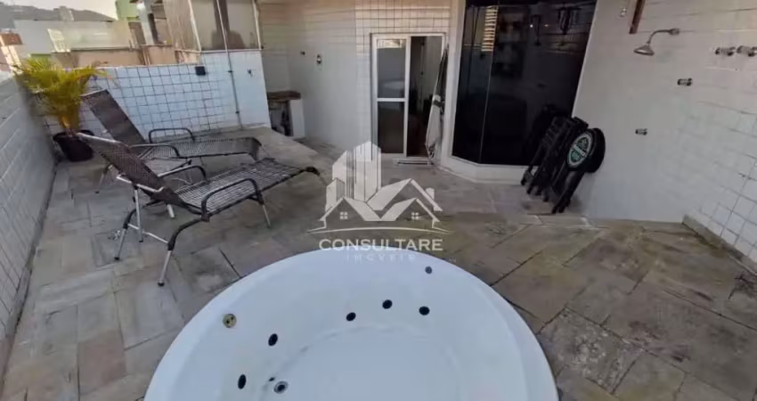 Cobertura com 3 dorms, Encruzilhada, Santos - R$ 710 mil, Cod: 4975