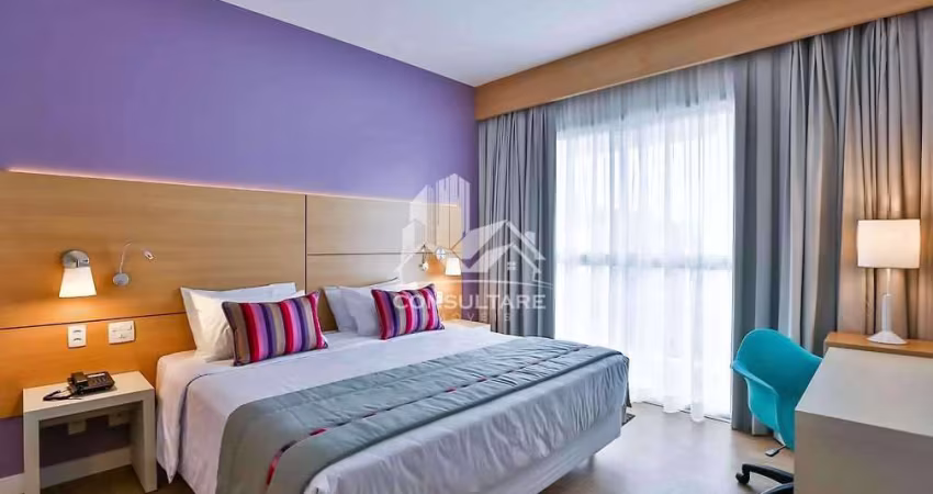 Flat com 1 quarto, Pompéia, Santos - R$ 417 mil, Cod: 25207