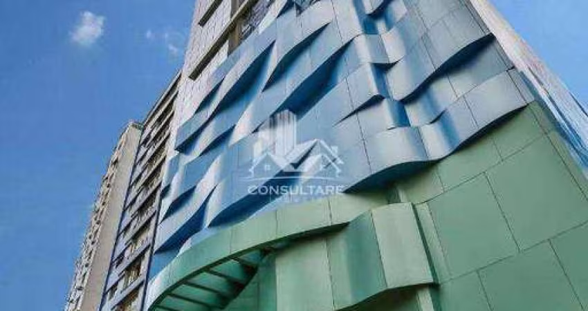 Flat com 1 dorm, Pompéia, Santos - R$ 336 mil, Cod: 25207 CPS