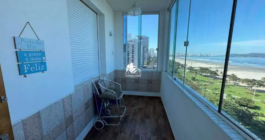 Apartamento com vista para o mar no josé menino – santos/sp, ref: 5005 adm