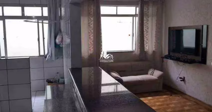 Partamento à venda com 2 dormitórios, 1 banheiro e excelente distribuição de espaço. ideal para morar ou investir.