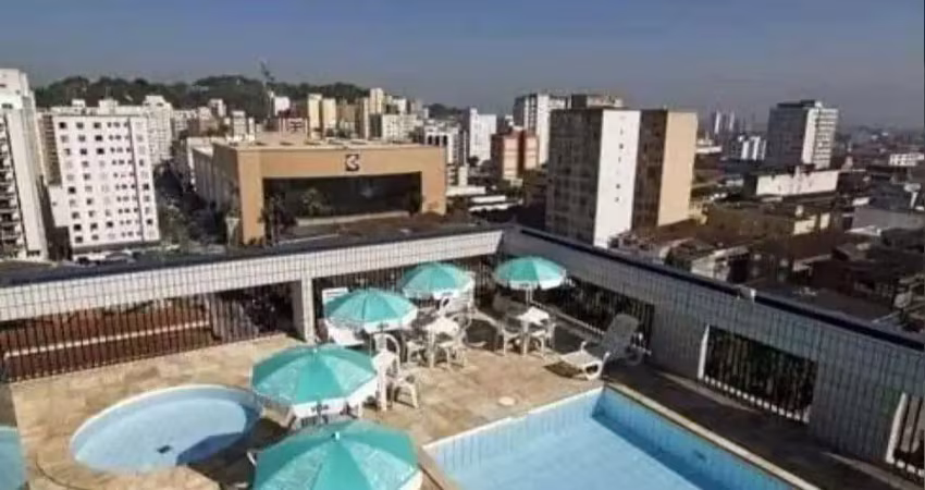 Flat mobiliado no centro, são vicente cod: 4716 adm