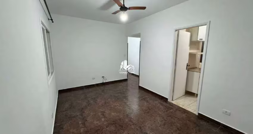 Apartamento para locação no josé menino, santos – 1 dormitório + dependência de serviço, ref: 4997adm