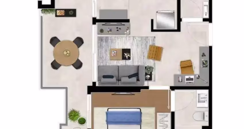 Apartamento 1 quarto, boqueirão r$ 819 mil, cod: 26753 pcm