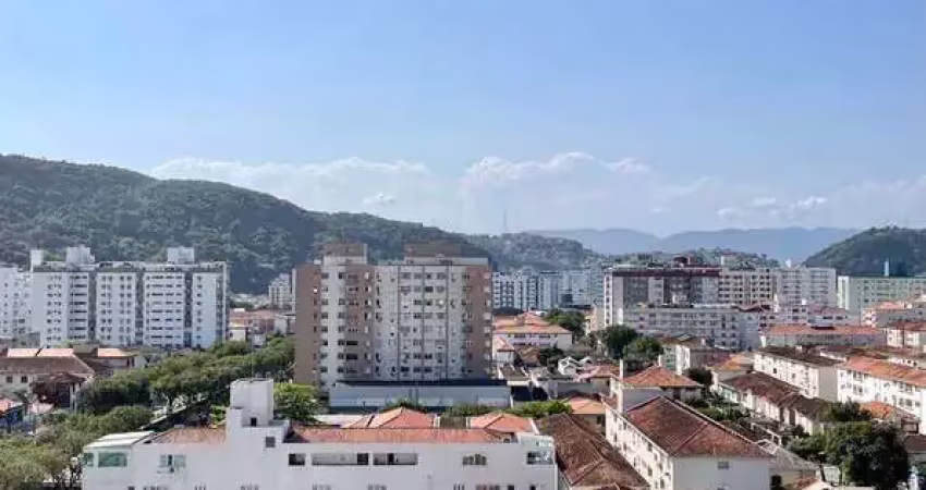 Apartamento com 2 dormitórios, vista livre e elevador - santos