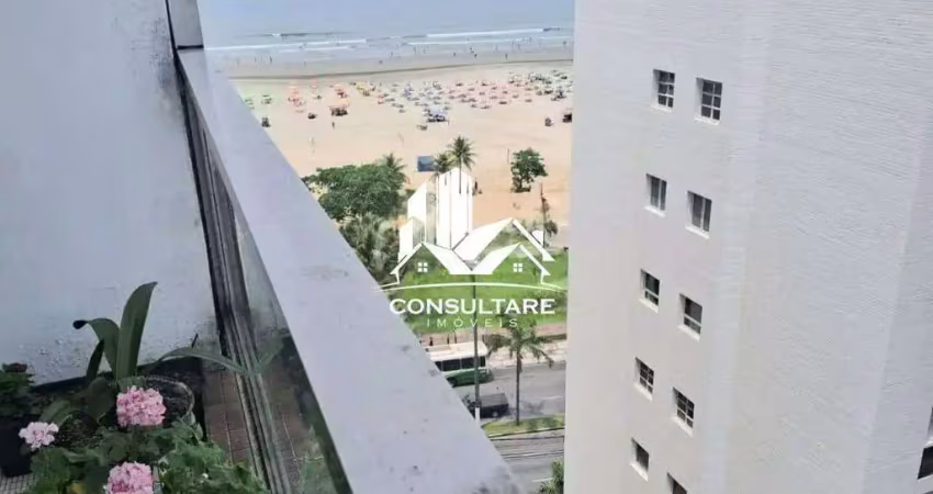 Apartamento à venda com 2 dormitórios de frente para a praia do gonzaga, ref: 5128 rsl