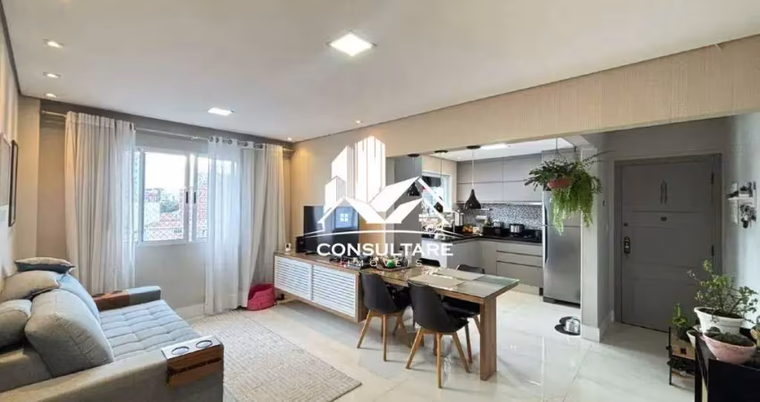 Apartamento reformado com vista livre, móveis planejados e eletros – aparecida, santos - cod 5217