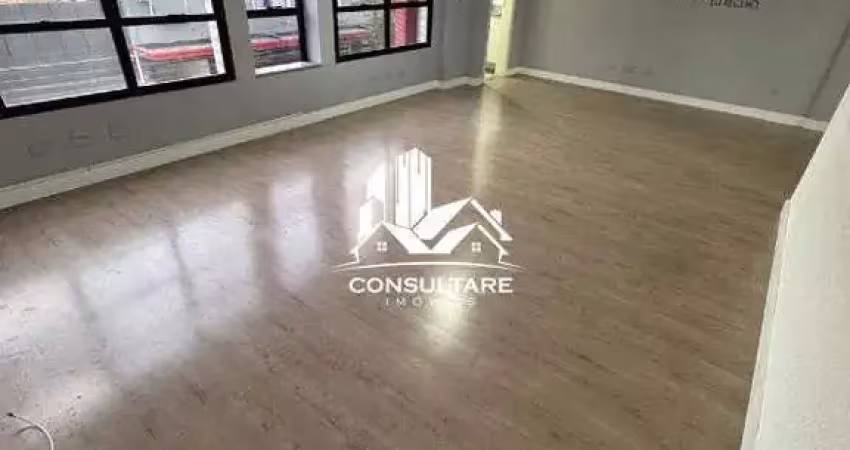 Sala comercial para alugar, 93 m² por r$ 3.400/mês – vila mathias, santos/sp