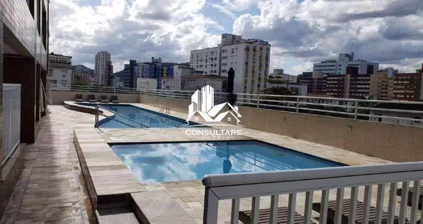 Apartamento à venda – porteira fechada de 3 dormitórios no condomínio bela vita eco club – encruzilhada, santos/sp