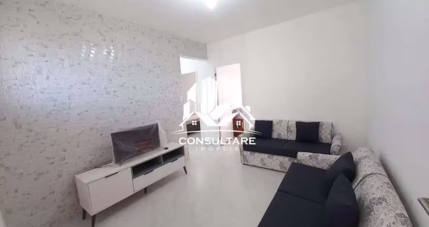 Apartamento 2 dormitórios à venda, vista parcial mar ,bairro pompéia, santos/sp.