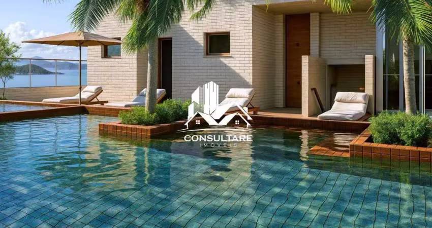 Studio garden em edifício alto padrão em são vicente, em construção cod 5421 cps