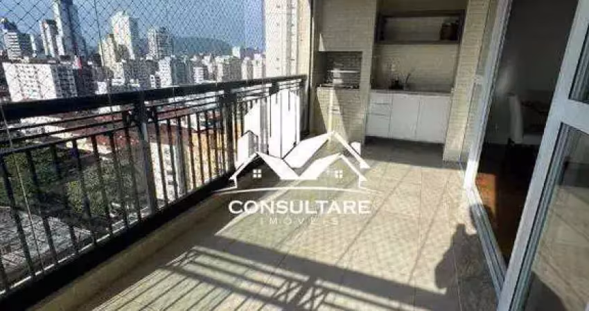 Apartamento para venda 3 suites - embaré - santos - sp