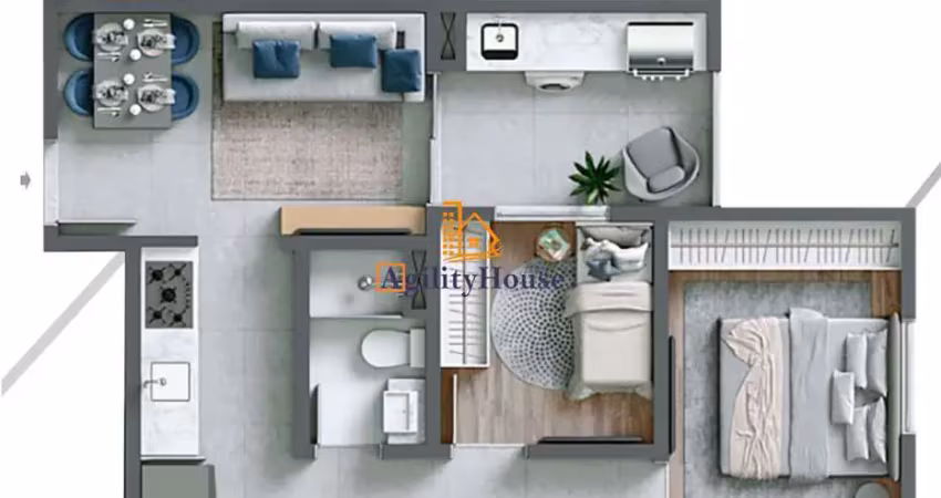 Oportunidade de comprar seu apartamento na planta com uma pequena entrada e pode