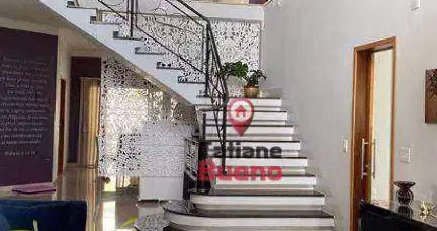 Sobrado com 5 dormitórios à venda, 600 m² por r$ 2.650.000,00 - parque mirante do vale - jacareí/sp