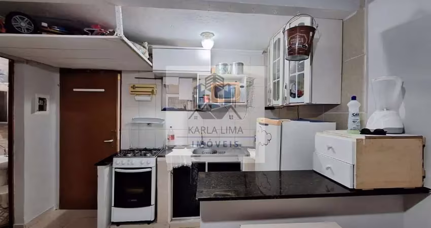 Kitnet reformada à venda com 01 dormitório, 01 banheiro. em real  -  praia grande