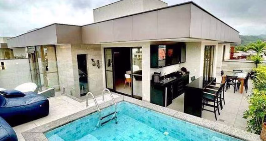 EXCELENTE COBERTURA LINEAR 4 SUITES 4 VAGAS PISCINA EM CAMBOINHAS!!!