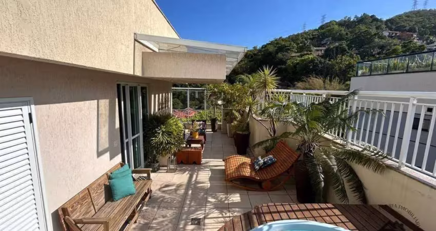 EXCELENTE COBERTURA LINEAR 3 QUARTOS SUITE 3 VAGAS PISCINA EM SANTA ROSA!