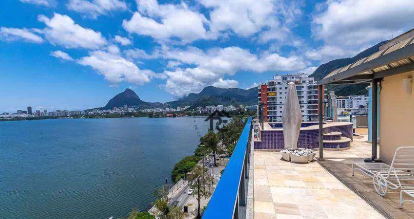 Incrível cobertura com 4 suítes à venda na Lagoa, Rio de Janeiro.