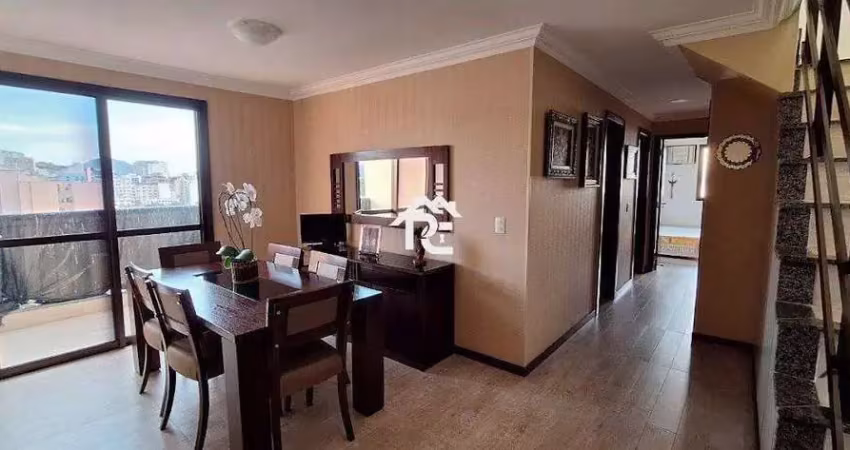 Cobertura com 4 dormitórios à venda, 147 m² por r$ 980.000,00 - centro - niterói/rj
