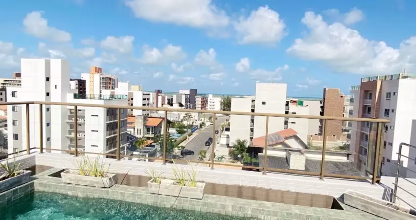 Lindo apartamento porteira fechada, no 3º andar, com posição nascente norte e vista mar.