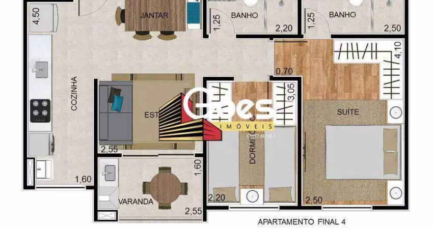 Residencial Mont Blanc - 2 dorms na Vila Bocaina em Mauá