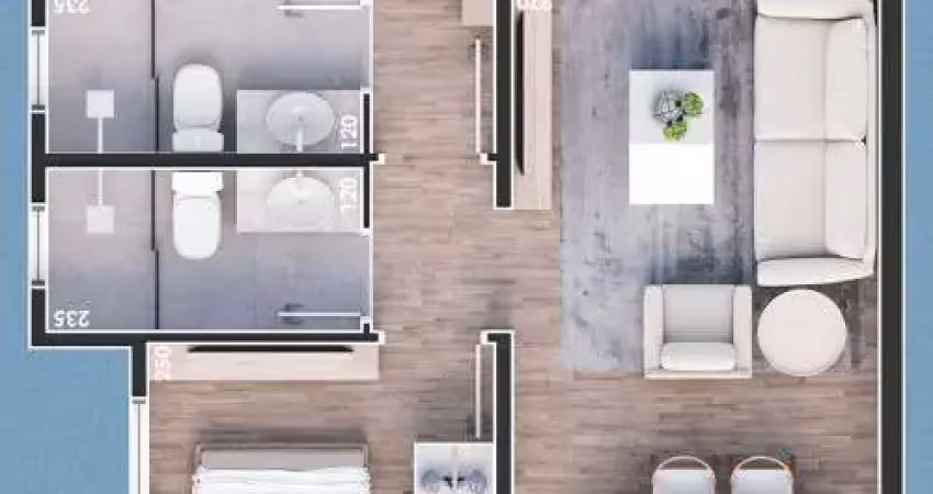 Faça parte do ravena! apartamentos com 2 suítes + bwc social