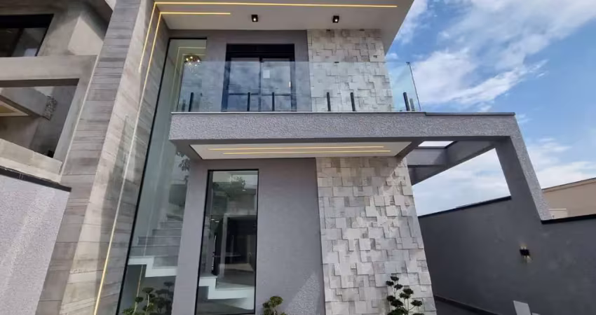 Residência moderna e fino acabamento de 3 suítes e piscina no villas do jaguari