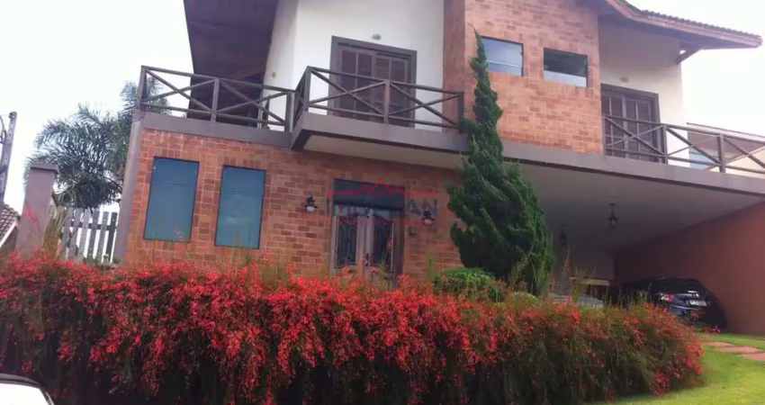 Linda casa á venda com 350 m²  estilo rústico de alto padrão - condomínio água v
